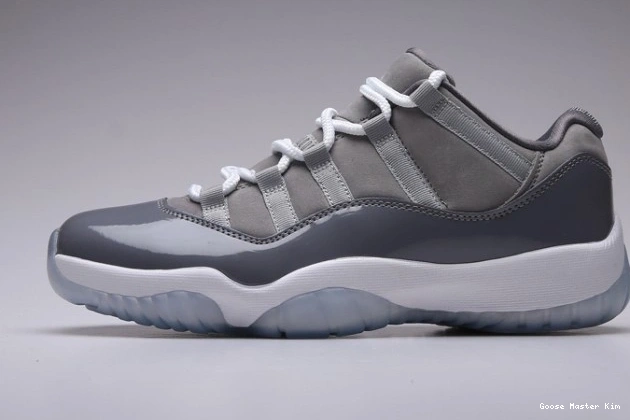 Grey Jordan Cool Low 11 Air 528895-003 0820